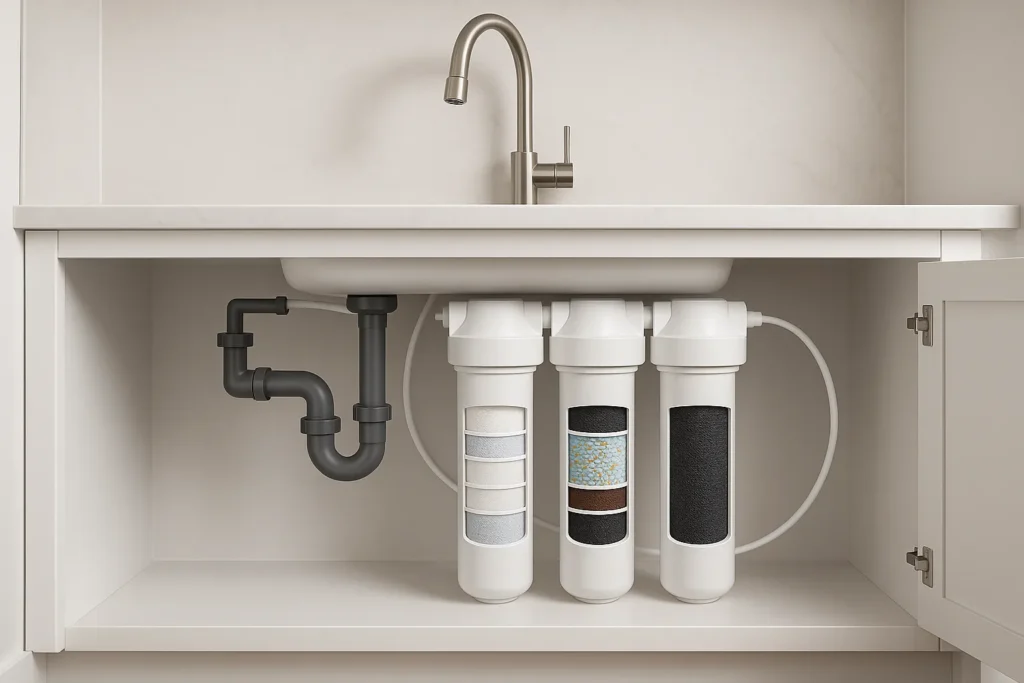 Under-sink filtration system