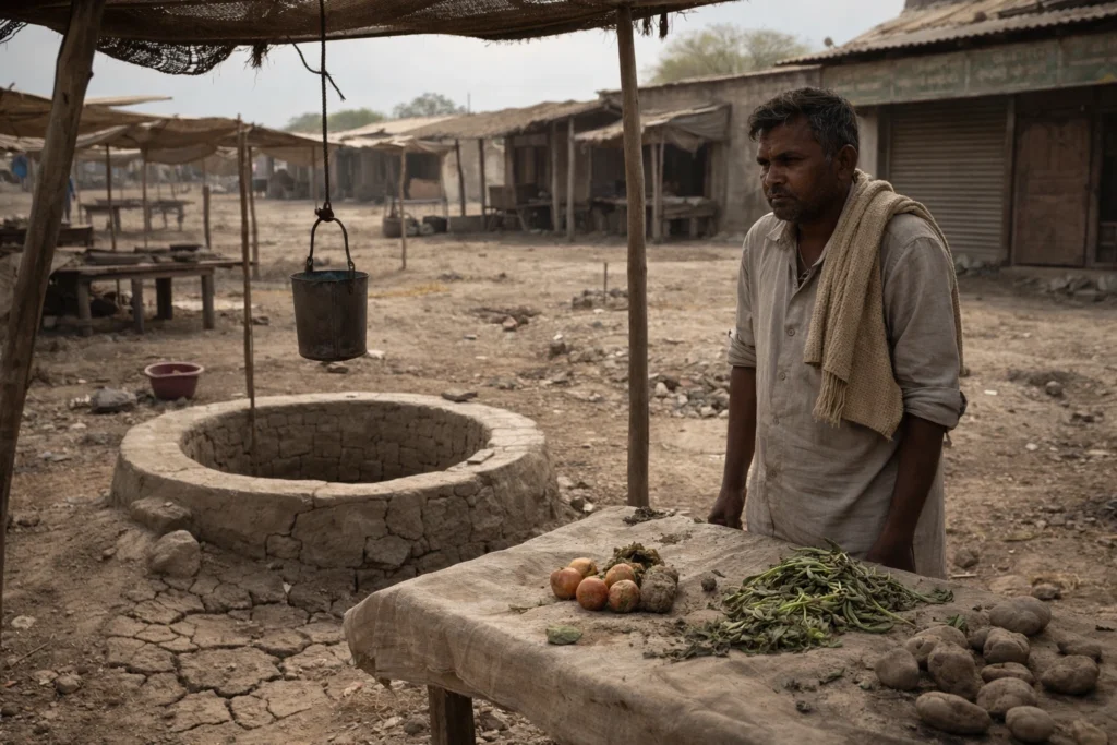 Economic Stability Crumbling One Dry Well at a Time