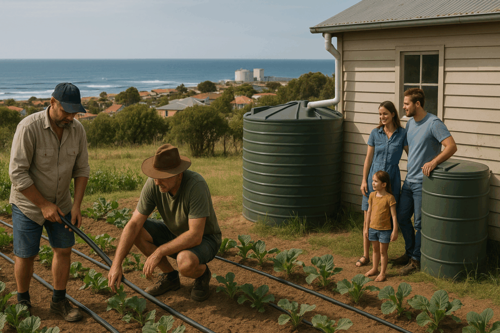 Farmers and families using modern water solutions