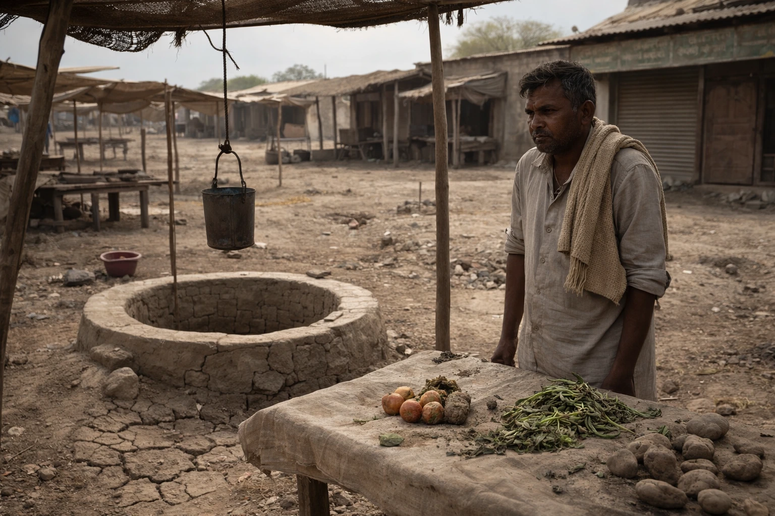 Economic Stability Crumbling One Dry Well at a Time